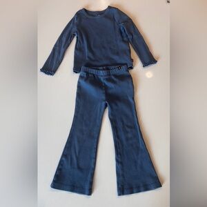 GAP Kids Blue Ribbed Set